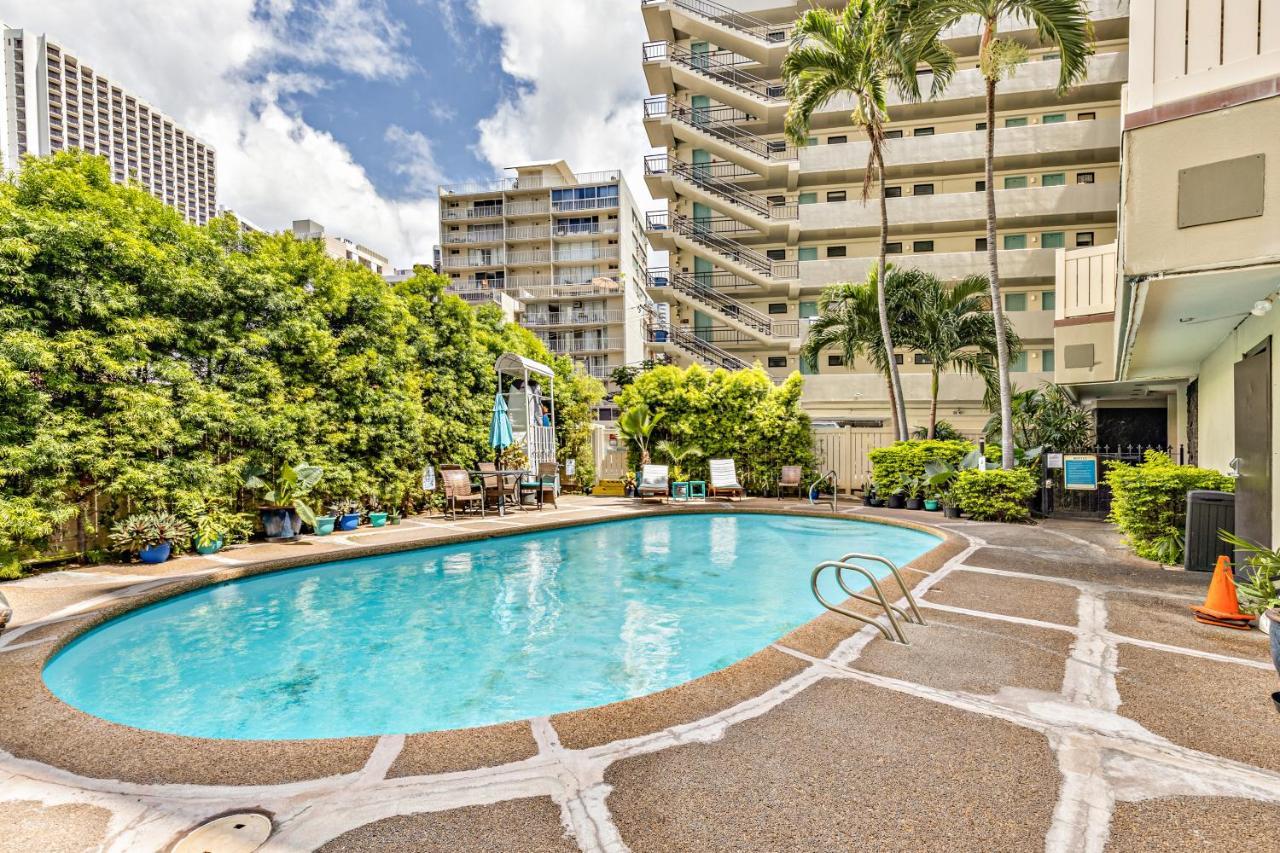 Inviting Waikiki Grand Hotel Room One Block To Beach! Honolulu Exterior photo